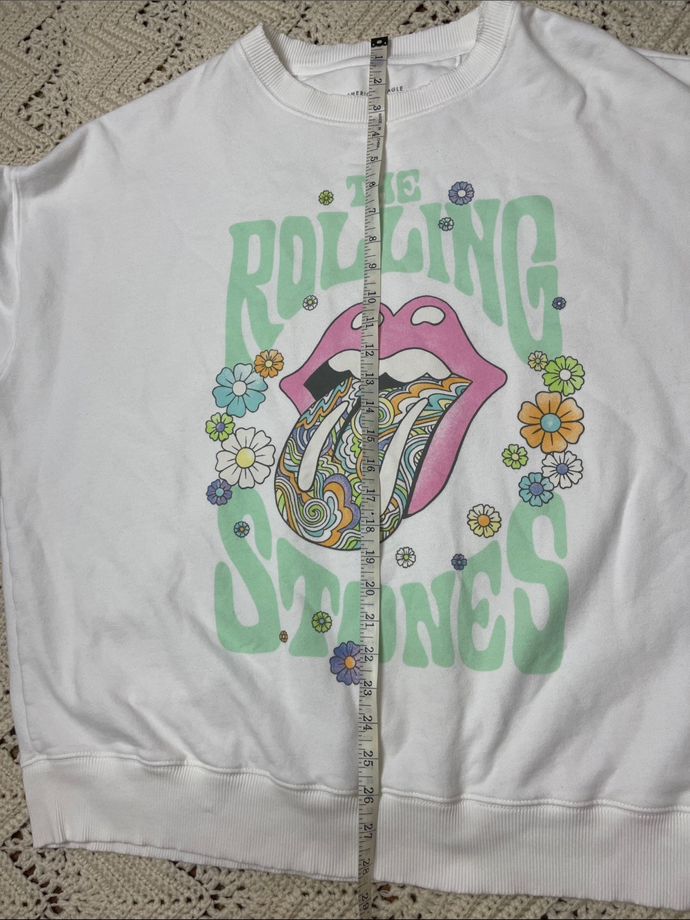 American eagle - Rolling Stones sweatshirt xl - Picture 12 of 16